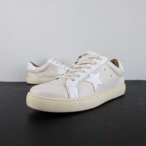 Sz.9 White Raven Cream Women's Sneakers
